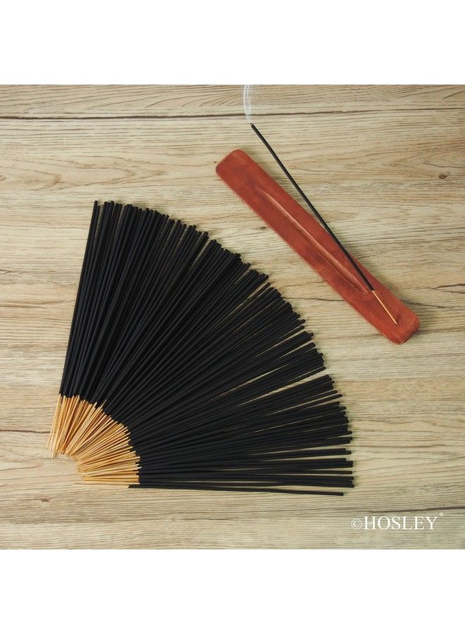Hosley 140Pack Assorted Incense Stick With Black Holder Infused With Essential Oils. Ideal Gift For Wedding Events Aromatherapy Spa Reiki Meditation Bathroom Setting W1  - Image 5