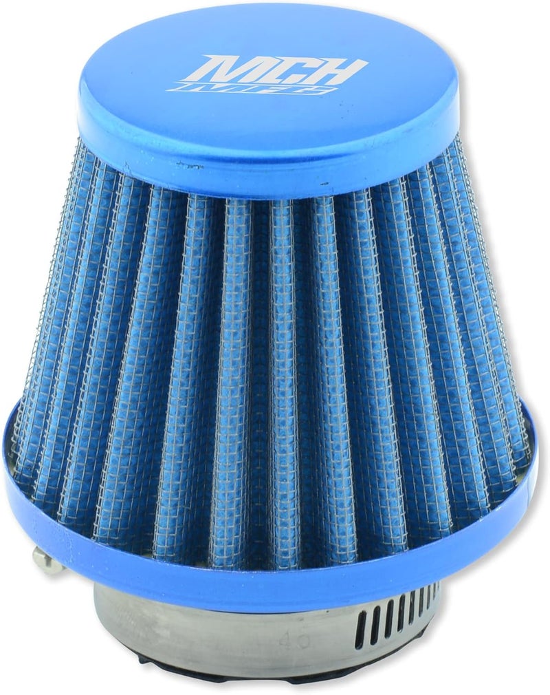 MCHMFG Motorcycle Air Filter 38mm for SSR 110cc 125cc Coolster CRF Dirt Pit Bike GY6 50cc Scooter Moped QMB139 Engine Parts (Blue) - Image 1