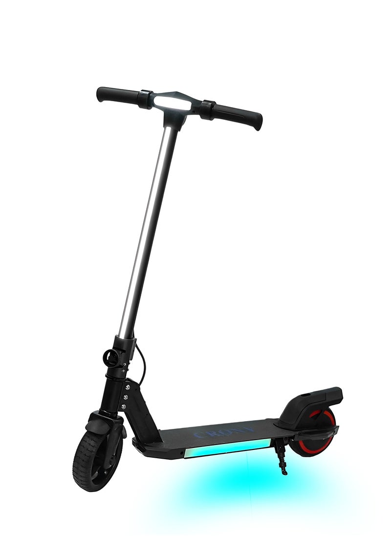 Crony S32 Children's Electric Scooter,130W Motor, 10-16KM/H Speed, 21V/2.5AH Battery, 5-8KM Range, Foldable & Portable, Aluminum Alloy Frame, LED Display & Lights, Foot Brake, Safe Electric Scooter for Kids, Teens, and Young Riders, Easy-to-Use E-Scooter for Beginners, Eco-Friendly Battery-Powered Ride for Children, Lightweight Kids Motorized Scooter, Electric Kick Scooter for Toddlers, Small & Kid-Friendly E-Scooter, 100KG Max Load, LED Light Base, Safe Braking System, Ideal for Short Commutes, Charging Time 2-3 Hours, Compact Design for Easy Storage, Easy Folding Mechanism, Durable and Sturdy Frame, Perfect Scooter for Outdoor Adventures, Youth Electric Rideable, Portable Electric Scooter with Safety Features, Ideal for Kids Who Want to Explore, Fun and Practical Scooter for Family Rides, Suitable for Youth Riders, Electric Scooter with Speed Control for Safe Riding, Perfect Gift for Kids and Teens  - Image 1