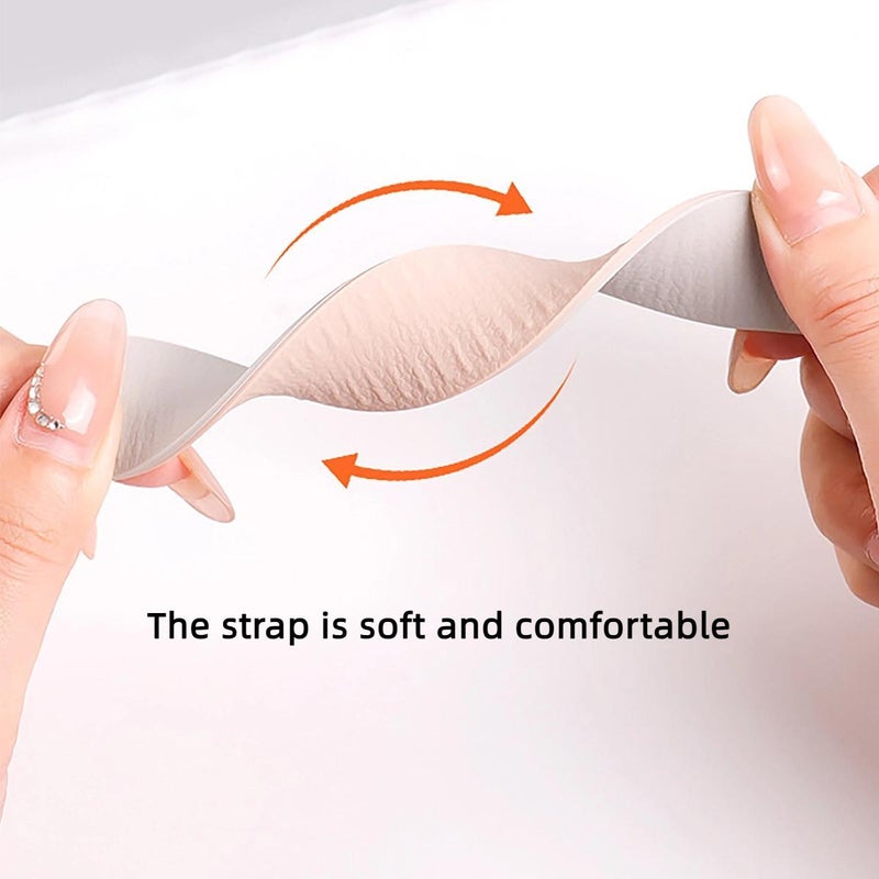 For Xiaomi Smart Band 9 Pro / Redmi Watch 5 Lychee Texture Soft Magnetic Silicone Watch Band(White) - Image 3