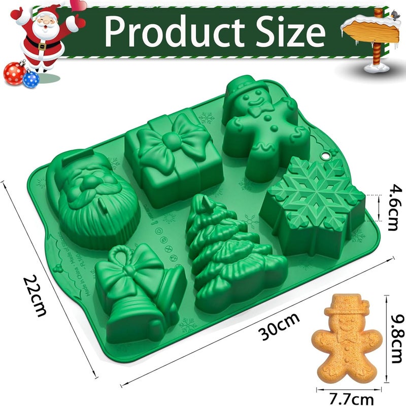 Wavlakth Large Christmas Silicone Baking Mold - Image 2