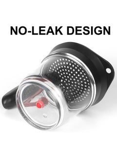 GameXcel Fat Separator With Bottom Release 4 Cup 33.8 oz Kitchen Grease Separator Gravy Separator Fat Skimmer with Oil Strainer Measuring Cup for Cooking,stock separator soup separator  - Image 3