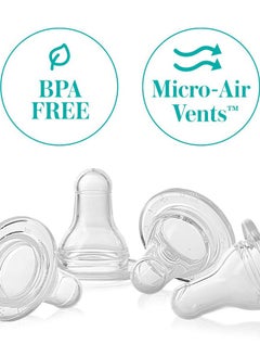 evenflo Classic Fast Flow Silicone Nipples 4 ea, Clear  - Image 2