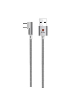SWISS MILITARY Swiss Military USB to Type C 2M Braided White 