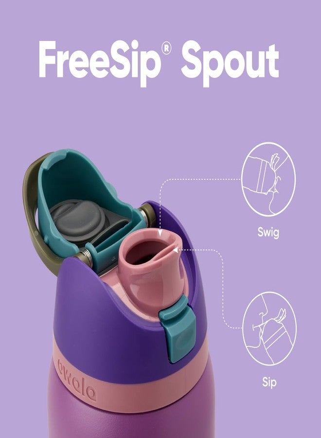Owala FreeSip SS 24-oz. - Blue/Red (Cranberry Parade) - Image 2