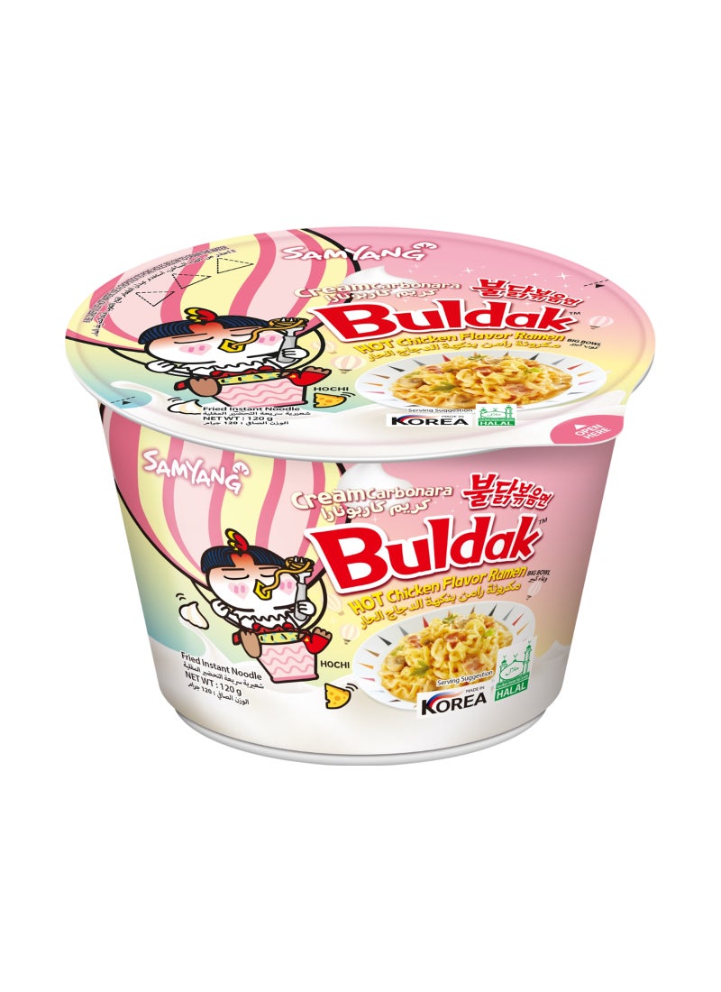 ساميانغ بولداك رامين كريم كاربو وعاء كبير 120جم - Image 1