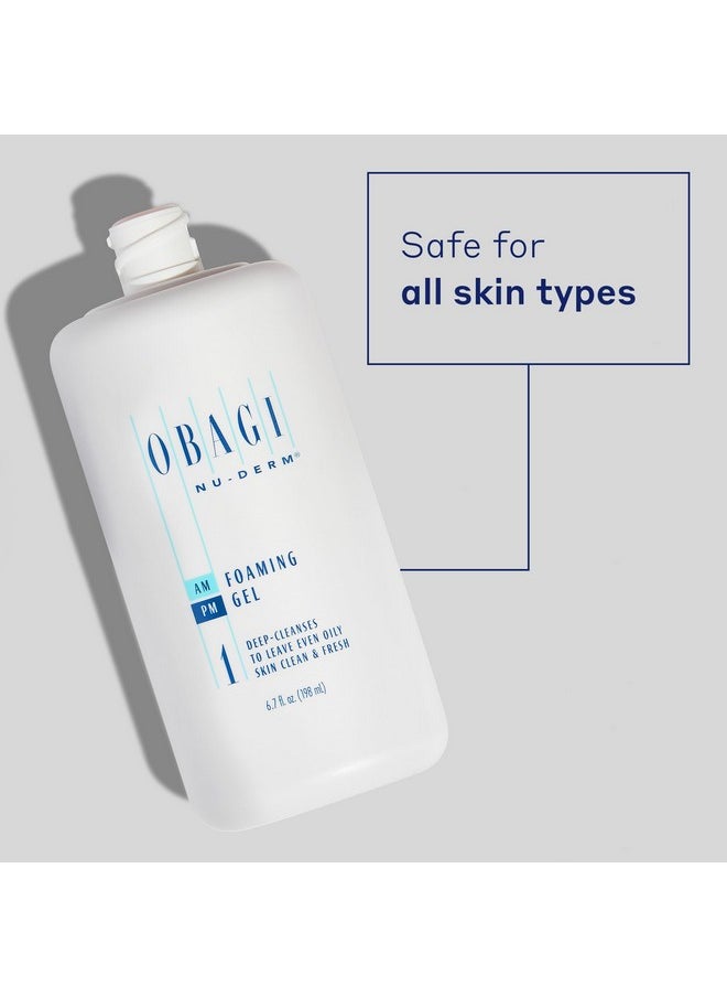 Obagi Medical Obagi Nu-Derm Foaming Gel - Gel-Based Cleanser for Normal to Oily & Sensitive Skin - 6.7 oz  - Image 4
