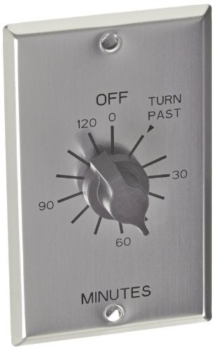 NSI C Series Commercial Style Spring Wound Auto Off In-Wall Time Switch, 2 Hours Timer Length, SPST Switch Type - Image 5