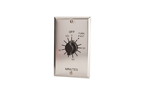 NSI C Series Commercial Style Spring Wound Auto Off In-Wall Time Switch, 2 Hours Timer Length, SPST Switch Type - Image 3