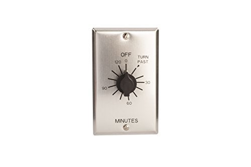 NSI C Series Commercial Style Spring Wound Auto Off In-Wall Time Switch, 2 Hours Timer Length, SPST Switch Type - Image 2