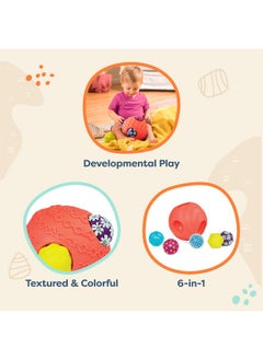 B. Toys B. toys- B. baby- Baby Ballss- 1 Big Textured Ball with 5 Small Sensory Balls - Developmental Toys for Babies 6 Months +  - Image 3