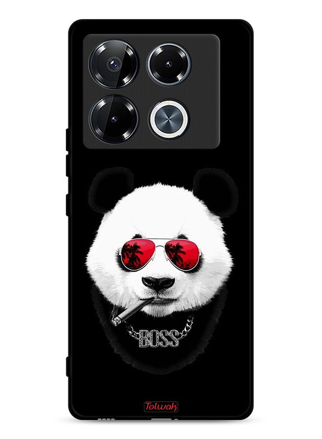 Tolwak Infinix Note 40 Pro 5G Protective Case Cover Boss Panda - Image 1