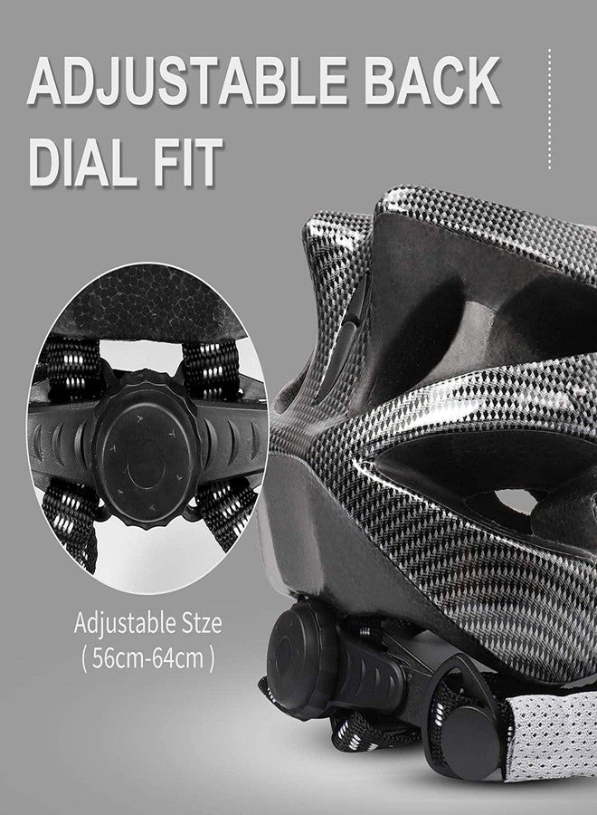 FABSPORTS Light Weight Bicycle/Bike Helmet with Flexible Padding for Kids and Adults, Adjustable Size, for Road & Mountain Cycling/Skating, Black, One Size - Image 2