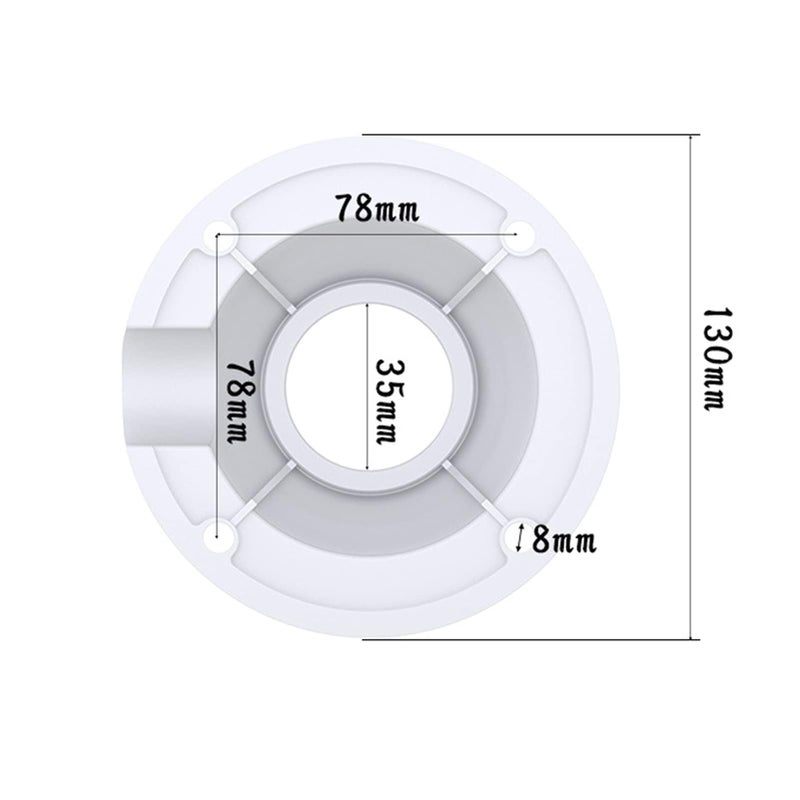 CTXSumTec 11.8"-23.6" Telescopic Adjustable I-Shaped Security Camera Wall Ceiling Mount Bracket, Dome Camera Mount Universal Camera Wall Mounting Bracket for CCTV Security Camera/IP Camera - Image 3
