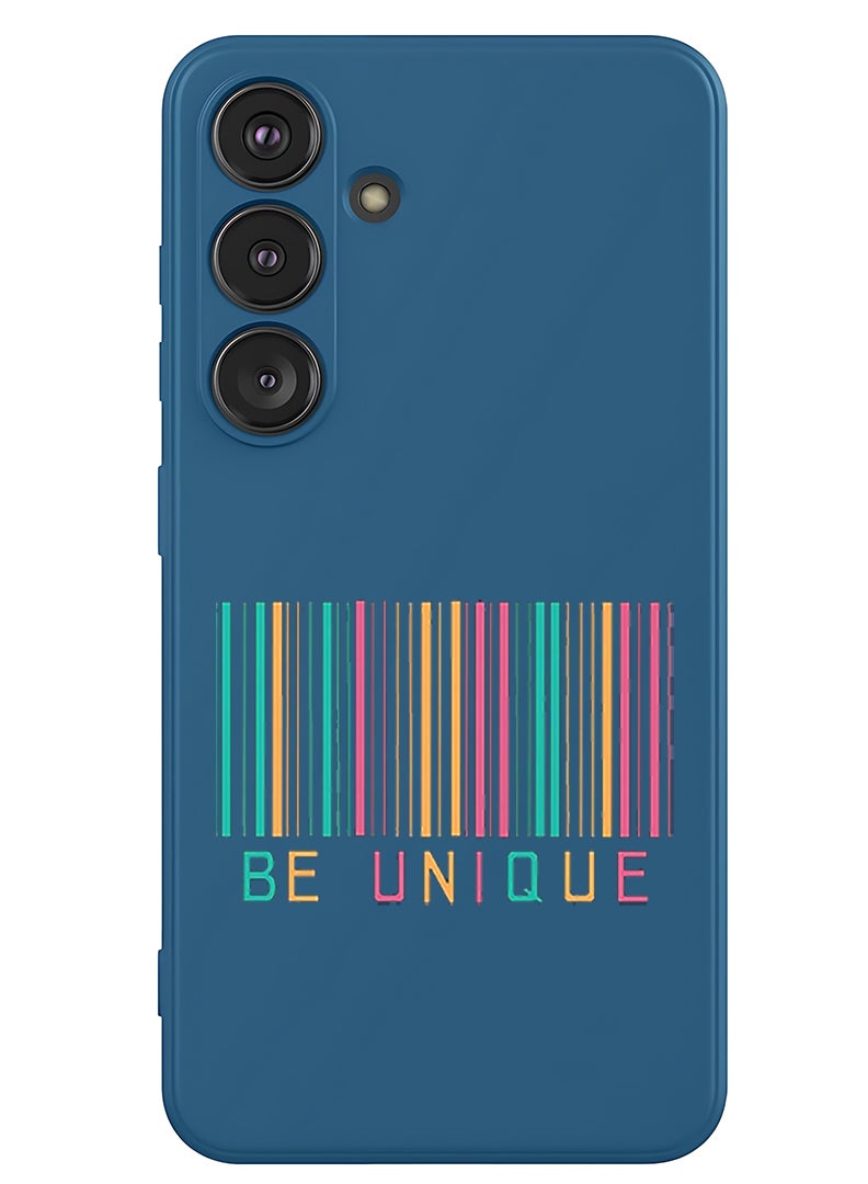 Theodor Protective Slim Fit Case Liquid Silicone Cover with Full Body Protection Anti-Scratch Shockproof Case For Samsung Galaxy S25 Plus (Blue) - Be unique - Image 1
