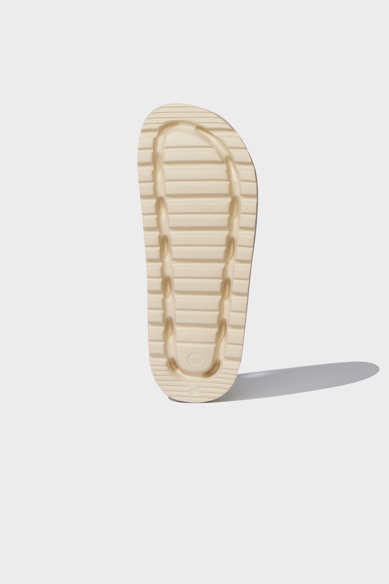 DeFacto Beige Woman Woman Flat Sole Eva Slippers Casual - Image 4