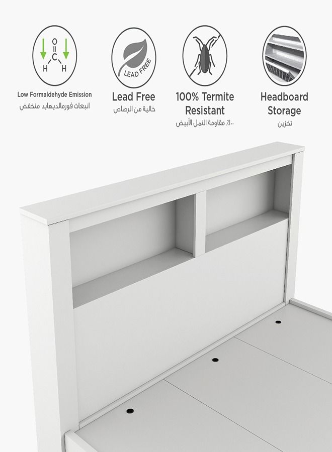Home Box Philip 4-Piece King Bedroom Set 226.1x110x193.4 cm - Image 3