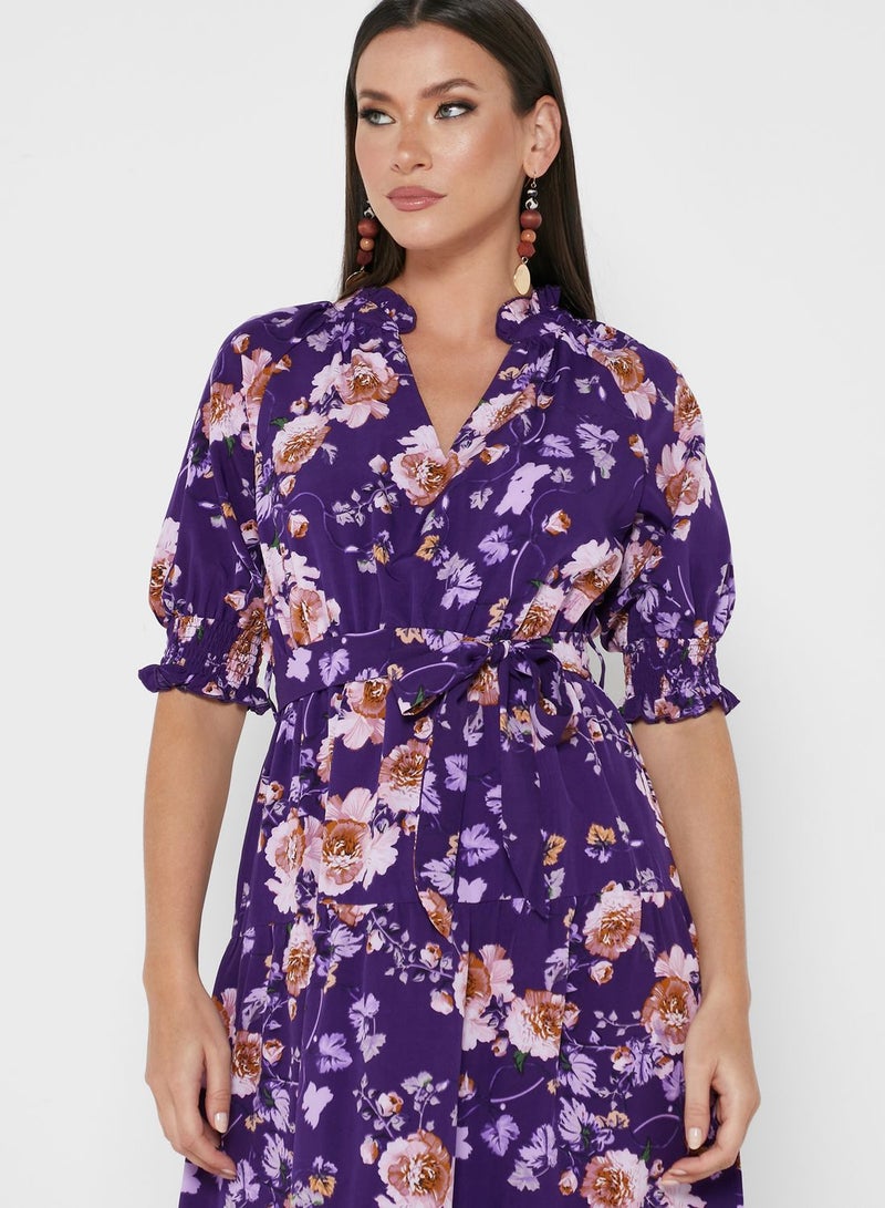 Floral Printed Dress