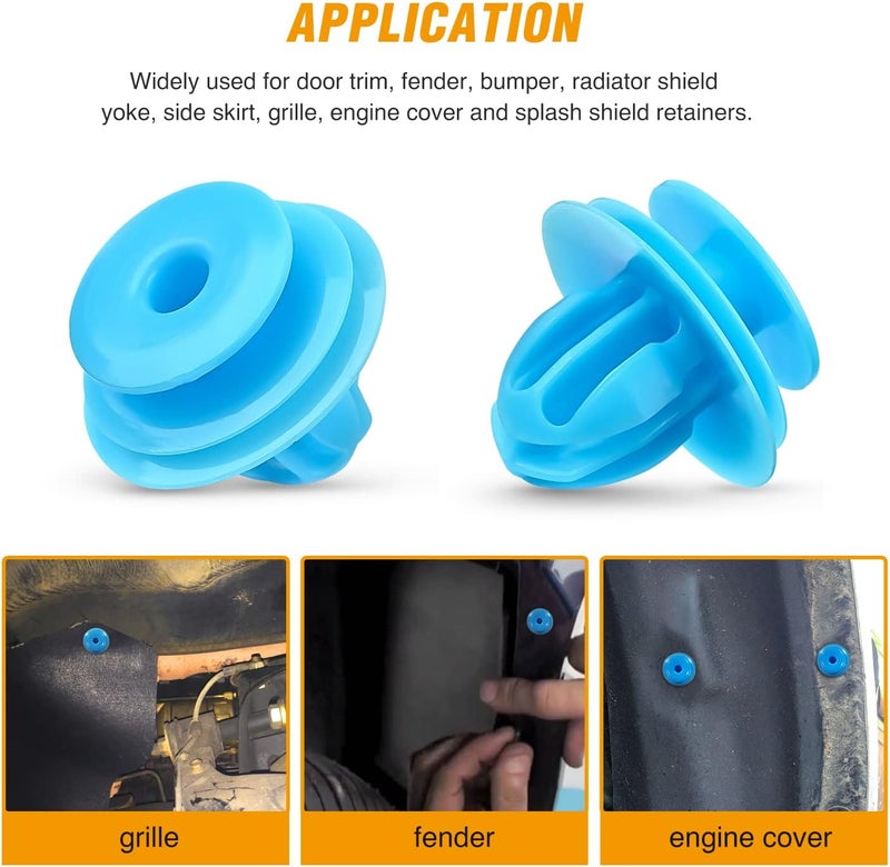 GOOACC 120PCS Car Bumper Retainer Clips Kit - Image 5