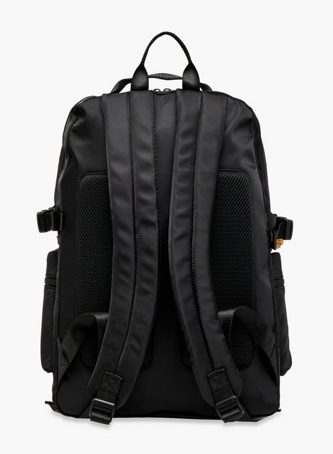 MISSY Solid School Backpack With Adjustable Shoulder Straps And Zip Closure - 29X32X48 Cms - Image 3