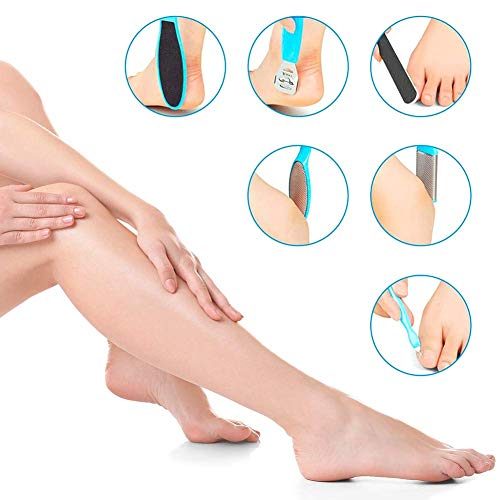 Vitalogy - Pedicure Tools for Feet - 8 in 1 Pedicure Kit | Foot Scrubber for Dead Skin, Callus Remover, Foot Scraper, Foot File, Pitchfork, Filer for Nail Repair - 1 Set - Image 3