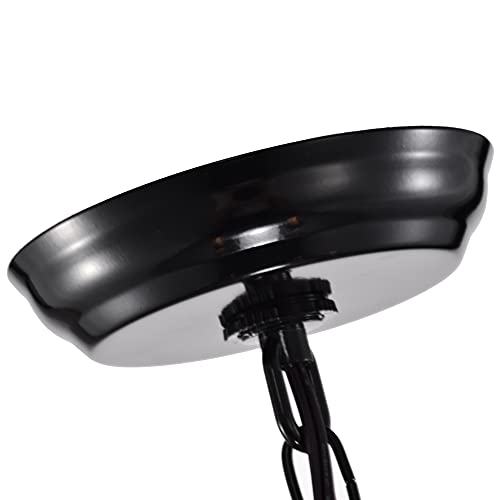 Mr.Color Black Light Fixture Canopy Kit 5 Inches Diameter and 6 Feet Chandelier Chain Includes Mounting Hardware for Pendant Light or Swag Light Fixtures, Max Fixture Load of 50 Pounds - Image 3