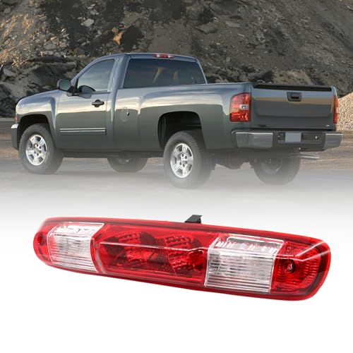 Yunnergo High Mount Stop Third Brake Light Cargo Lamp 25890530 Compatible with 2007-2013 Silverado Sierra 1500 2500HD 3500HD (Red 3 Pin) - Image 2