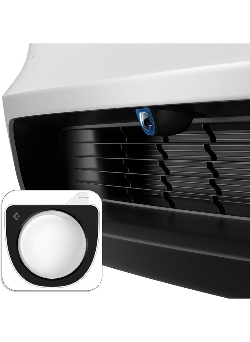 Spigen Front Camera Protector for Tesla Model Y (2026 / 2025) Juniper [Ventilated Front Bumper Lens Guard] with Precision Alignment Hook Impact Resistant & Clears Fog Fast - Image 1