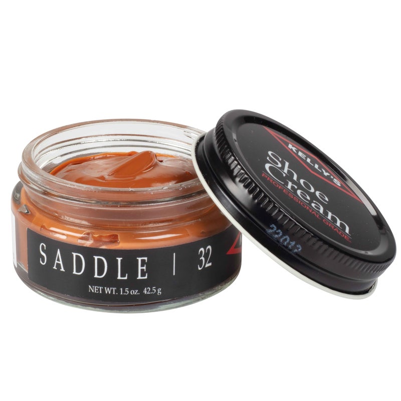 KELLYS Kelly's Saddle Shoe Polish 1.5 oz - Professional Leather Shoe Cream - Image 1