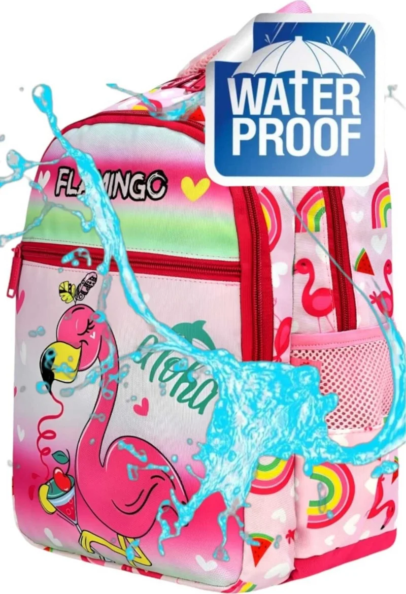 Tezzgelsin Waterproof Lunch Bag Orthopedic 3 Compartment Primary School Bag Middle School Bag School Bag