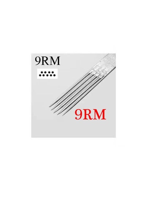 5-Pieces/Set Disposable Arc Double Row Needles Use for Tattoo ,Size 9RM