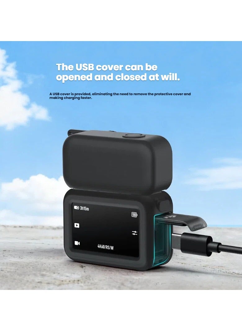 Silicone Protective Case for DJI Osmo Nano Camera - Full Coverage for Lens and Body Drop-Proof and Scratch-Resistant Precision Fit Portable Protective Accessory - Image 3