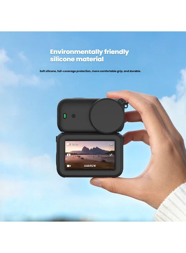 Silicone Protective Case for DJI Osmo Nano Camera - Full Coverage for Lens and Body Drop-Proof and Scratch-Resistant Precision Fit Portable Protective Accessory - Image 4