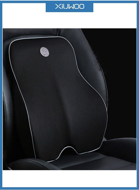 Soft Breathable Ergonomic Design 3D Mesh Lumbar Support Pillow and Memory Foam Back Cushion