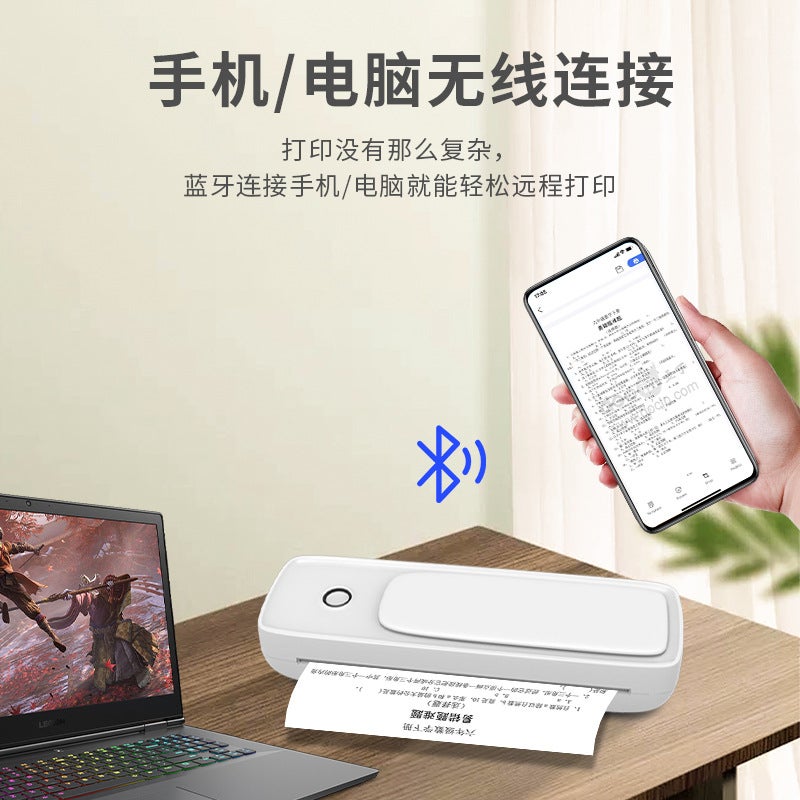 Wireless Mini Printer Inkless Small Portable Thermal Home Tattoo Label Machine - Image 4