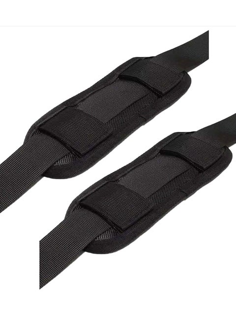 2-Pack Removable Shoulder Strap Pads, Decompression Breathable Portable Backpack Active Replacement Straps Curved for Guitar Pain Relief