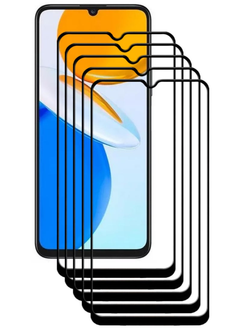 ACLIX 5 Pieces Antistatic ESD Dustproof Premium Quality High Definition Tempered Glass Screen Protector Designed For Honor X7 - Image 1