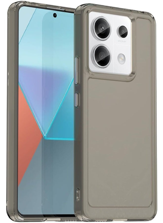 RUGGED SHIELD Case for Redmi Note 13 Pro 5G / Xiaomi POCO X6 5G,  Soft TPU Phone Case, Shockproof Bumper Cover, Slim Thin Flexible Silicone Back Cover for Redmi Note 13 Pro 5G / Xiaomi POCO X6 5G, Grey  - Image 1