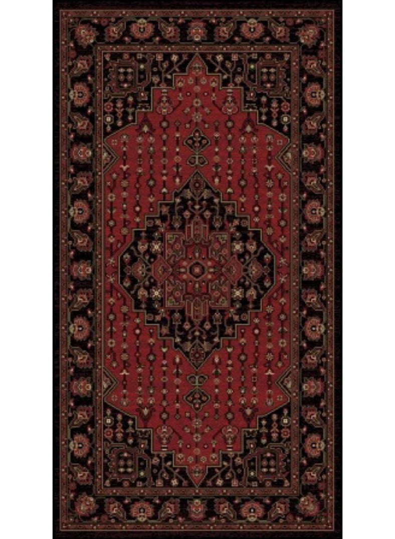 BALKH rug by Alkaffary with a stylish modern touch complements your carpet setup, 2.40x3.40, Red