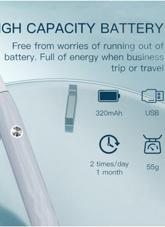 ENCHEN Electric Toothbrush T501 Rechargeable Ultra-Fine Soft Bristle Fully Automatic（Grey）  - Image 3
