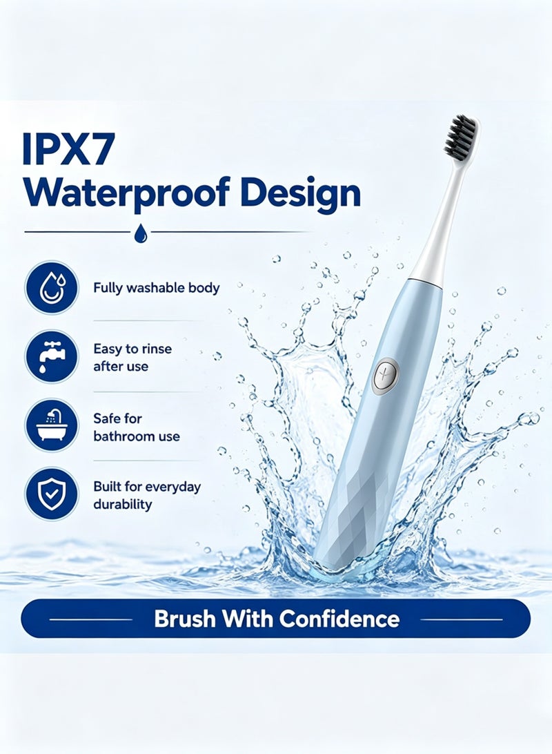 ENCHEN T501 Sonic Electric Toothbrush for Adults, 31000 VPM, 3 Cleaning Modes, IPX7 Waterproof, 30‑Day Long‑Lasting Battery, Soft BBC Bristles, Rechargeable Travel Electric Toothbrush - Image 5