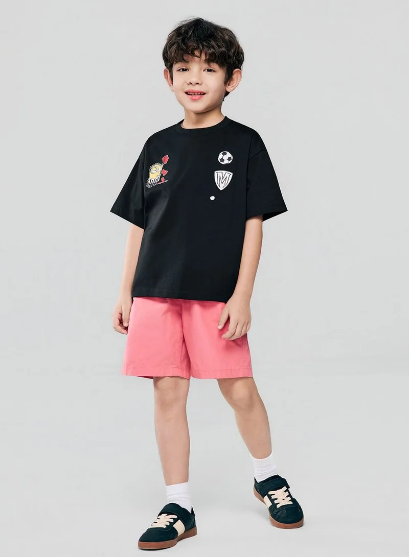 جيوردانو Kids Relaxed Minions World Cup Print Tee