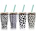 Patelai Patelai 4 Pieces Reusable Coffee Sleeve Cup Insulator for Cold Drinks Beverages and Neoprene Cup Holder for Most  - Image 2