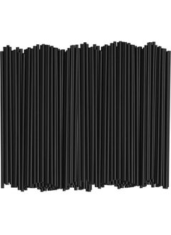 Comfy Package [1000 Count] 5 Inch Coffee & Cocktail Stirrers/Straws Disposable Plastic Sip Stir Sticks Black  - Image 1