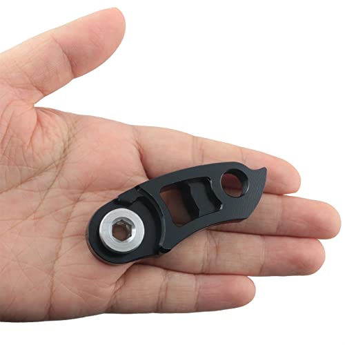 WHYHKJ Bicycle Rear Derailleur Hanger Extension 32T/36T/40T/42T/44T/46T/50T/52T/56T MTB Mountain Road Bike Speed Change Frame Gear Tail Hook Extender, Black - Image 4