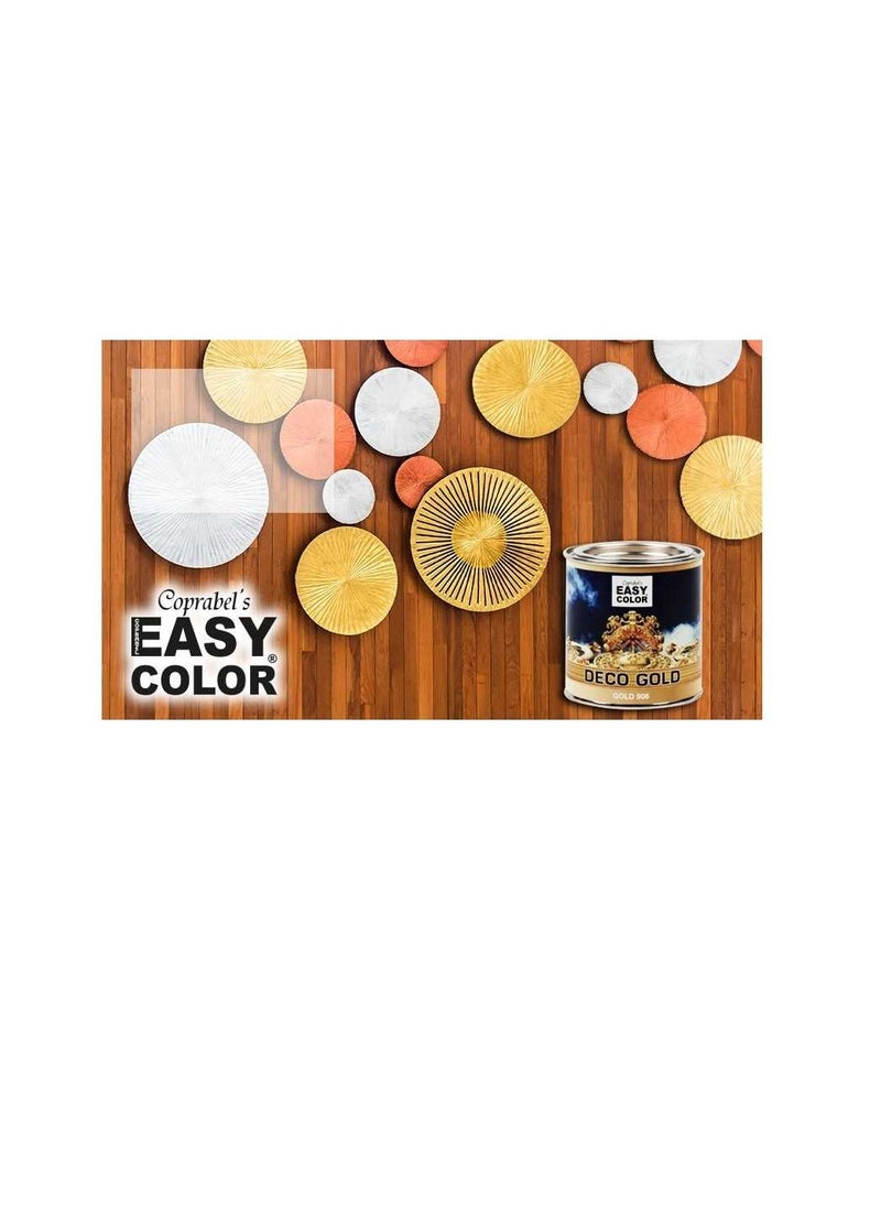 Coprabel Easy Color Deco Gold Gold 906 Water Base Paint - 250 ml  - Image 3