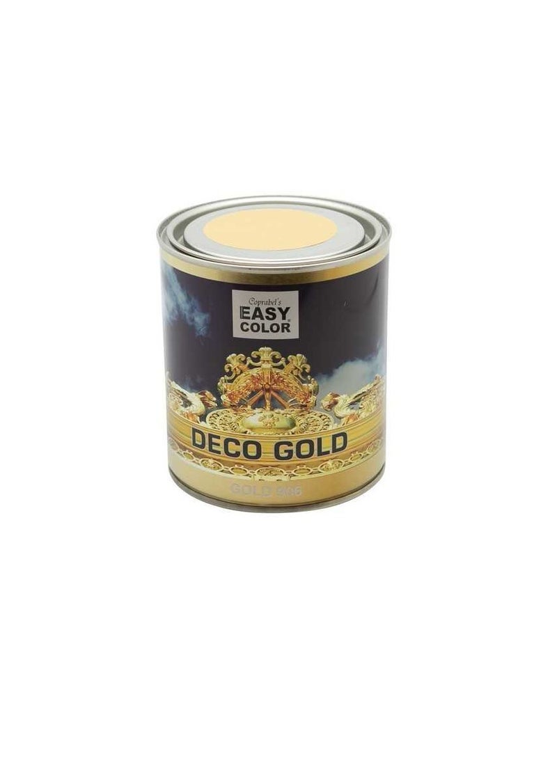 Coprabel Easy Color Deco Gold Gold 906 Water Base Paint - 250 ml  - Image 1