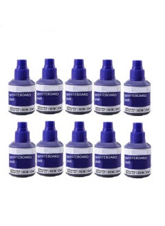 Alissa 10Pcs Refilling Inks For Whiteboard Marker Pen Refilling Inks (Blue)  - Image 1