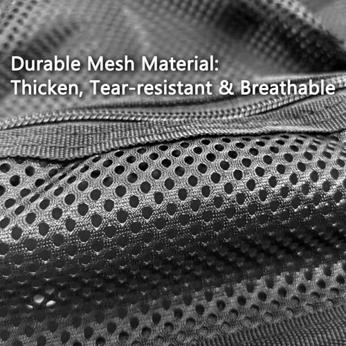 LAFENLIN UPGRADED Lid Organizer for Pelican 1520 Case, 5 Thick Mesh Pockets for Photographers & Divers, Securely Organize Camera Gears, Dive Tools in Hard Cases - No Screws, Includes Hook and Loop - Image 3