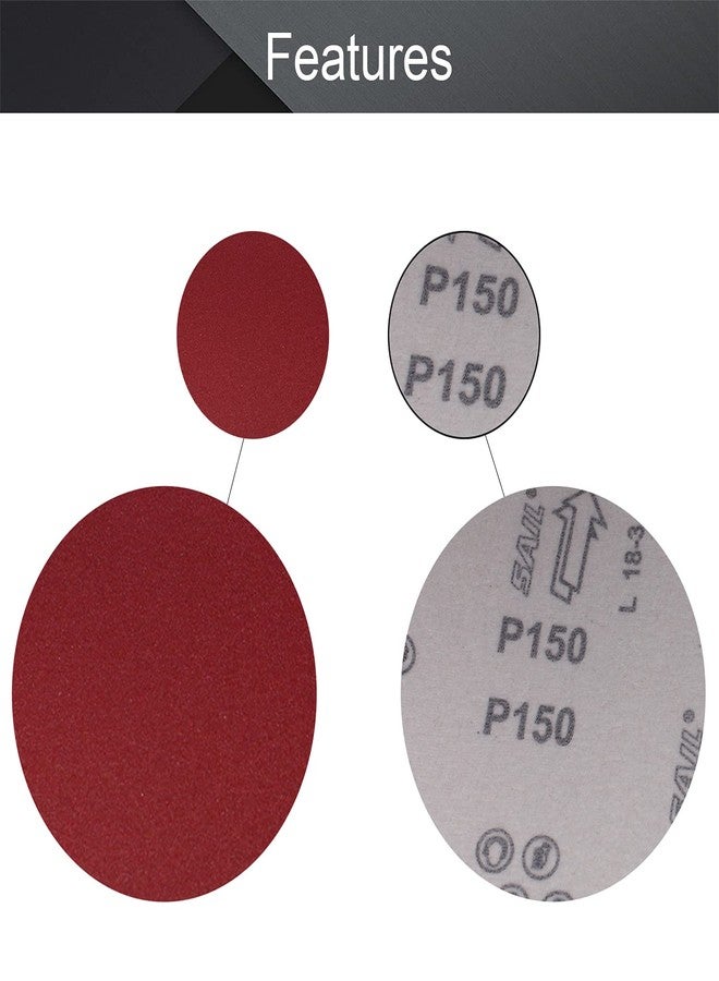 اتول مارت أقراص صنفرة يوتول مارت مقاس 7 بوصات، ورق صنفرة ١٥٠ حبيبة، ١٠ قطع - Image 3